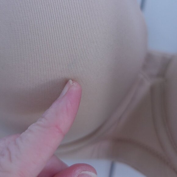 Wacoal Red Carpet Full Figure Underwire Strapless Bra Sand Size 36DD 854119 - Picture 6 of 6